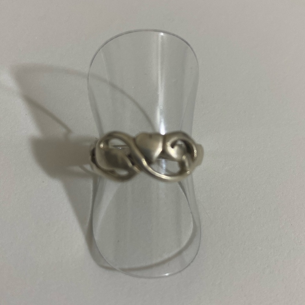 925 Sterling Silver Heart Ring Size 6